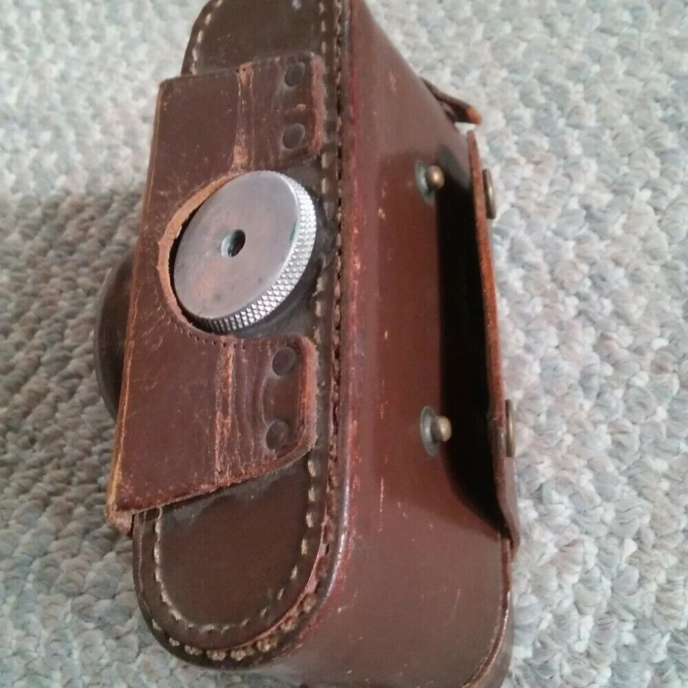 Black and Silver Vintage Camera